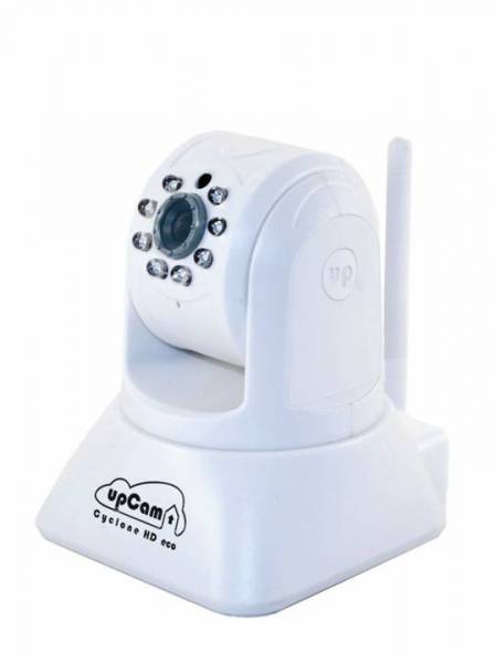 .upCam Cyclone HD eco (weiß) all-in-one Überwachungskamera
